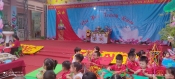 Trường Mầm non Hoa Hồng tổ chức chương trình " Vui Hội Trăng Rằm" cho các bé học sinh nhân dịp  Tết Trung Thu năm 2023